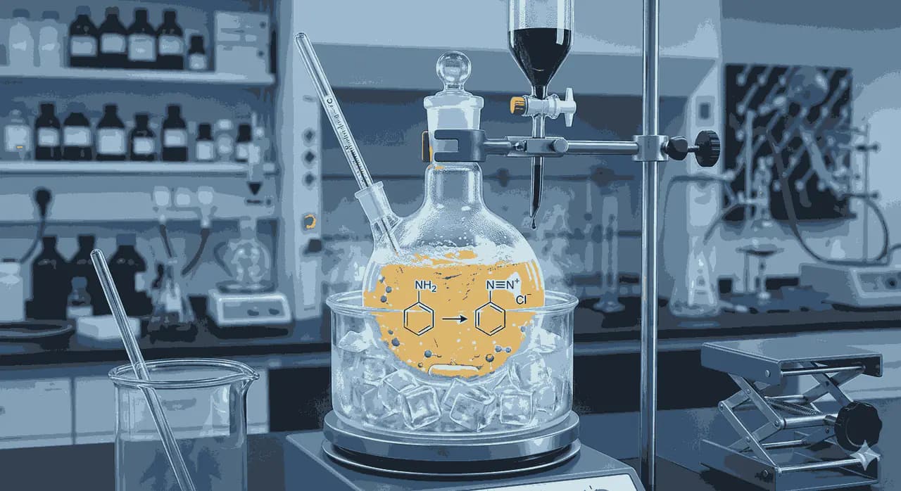 Diazotization Reaction MCQs Class 12 Amines