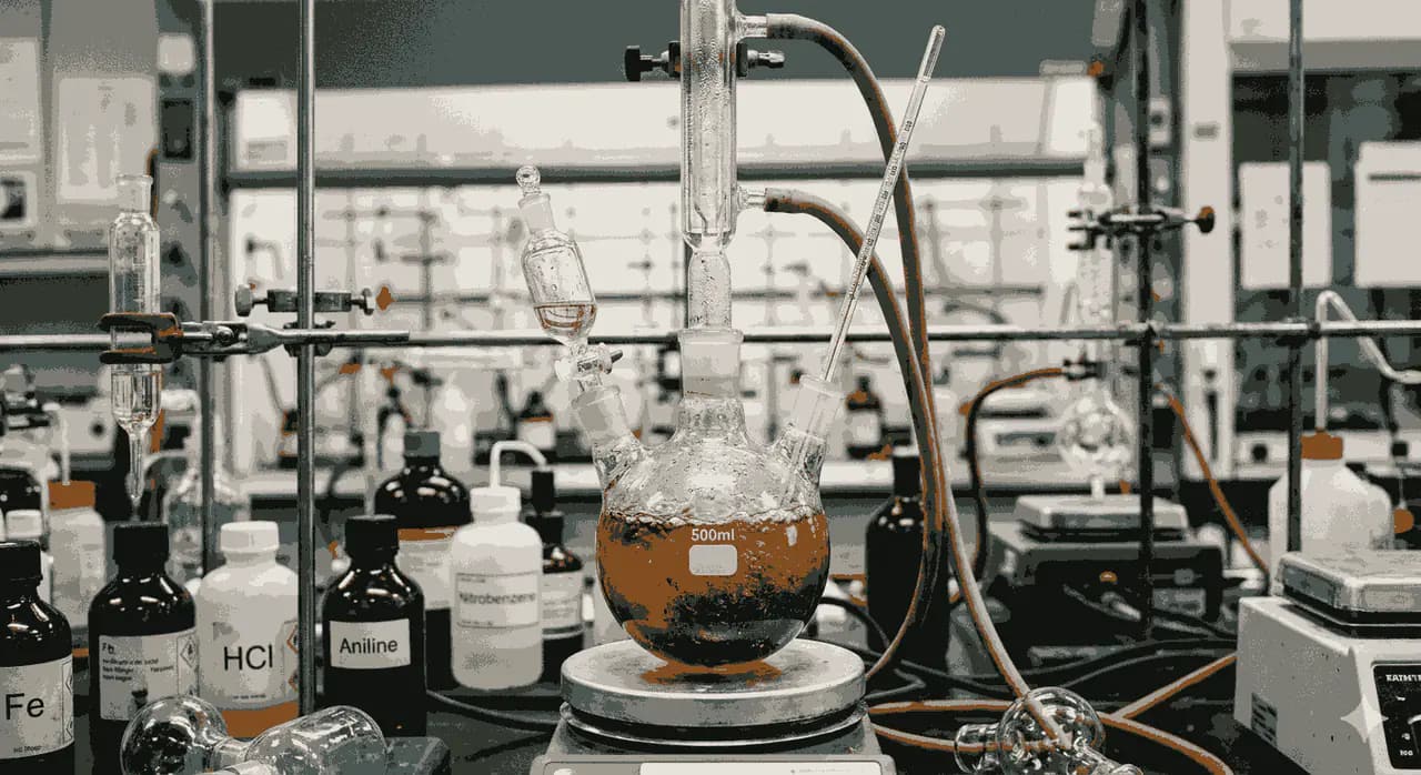 Nitrobenzene Reduction MCQs Class 12 with Answers