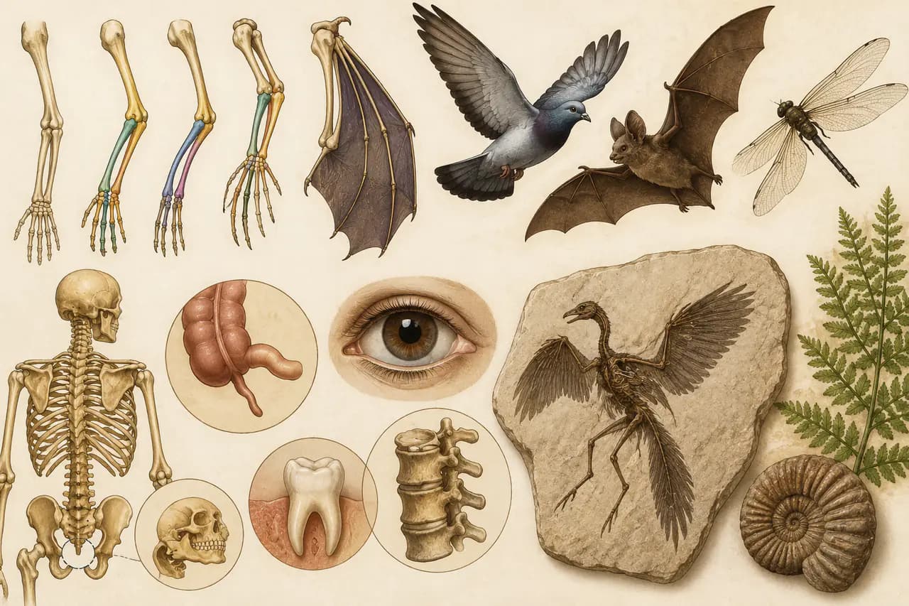 Homologous Analogous Vestigial Organs MCQs with Answers
