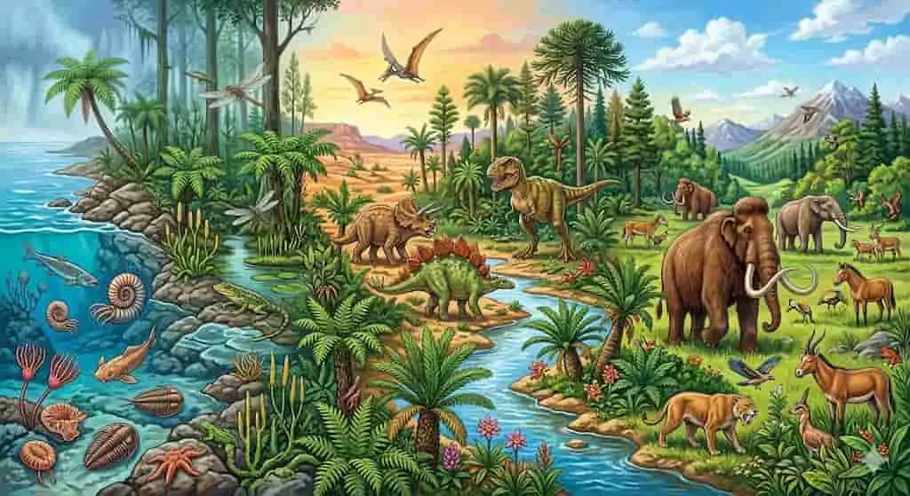 Paleozoic Mesozoic Cenozoic Era MCQs with Answers