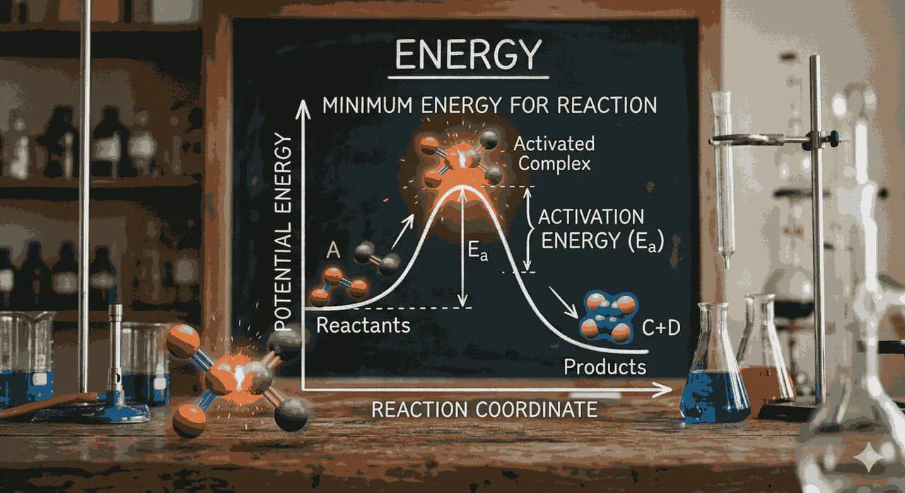 Minimum Energy for Reaction MCQs with Answers