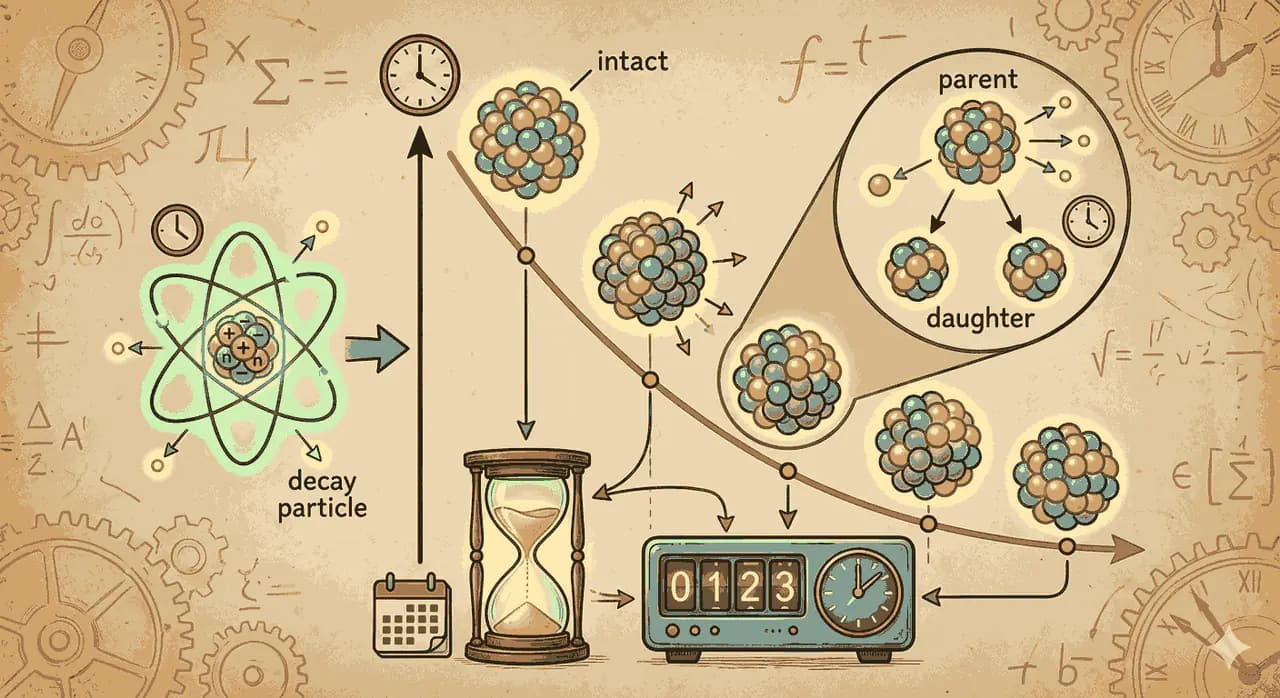 radioactive Decay Time problems MCQs class 122