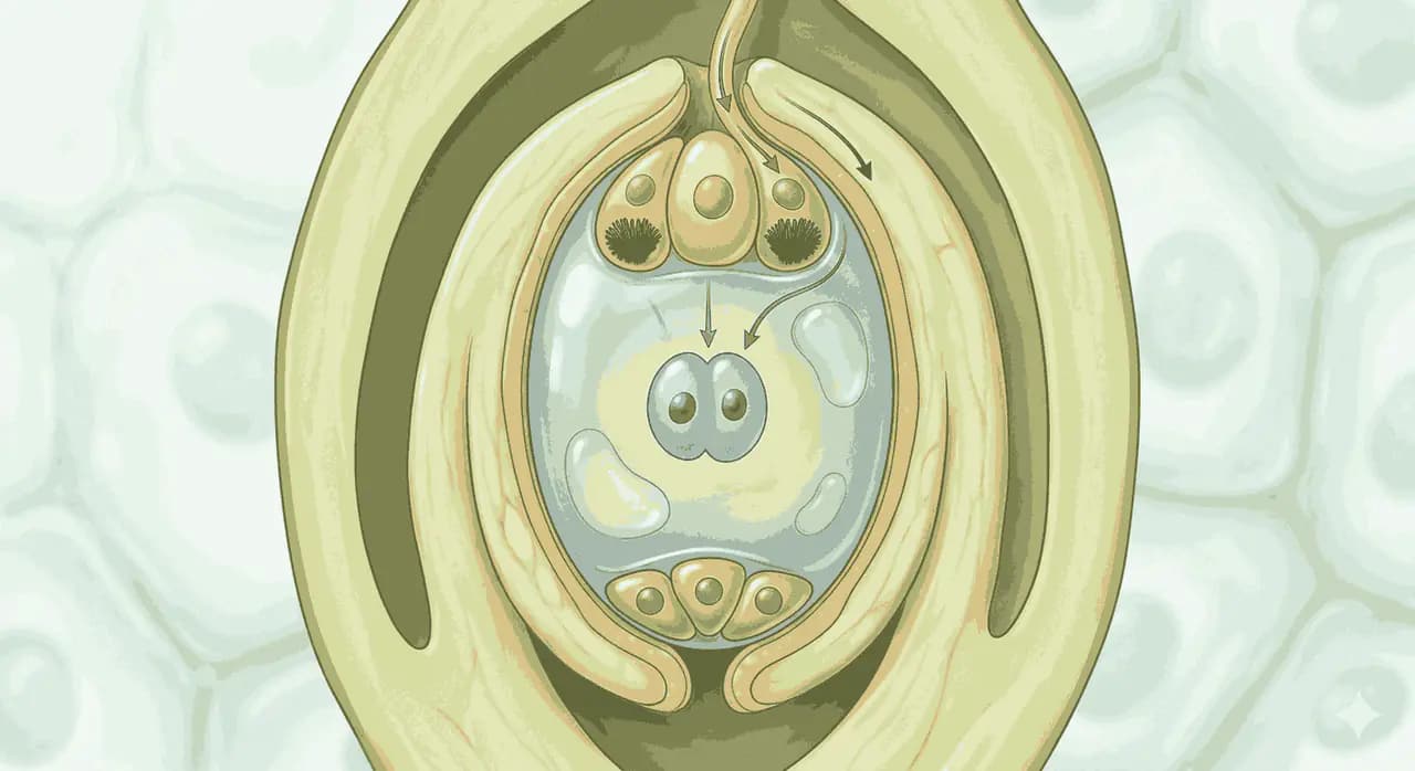 embryo sac structure and function mcqs class 12 biology with answers