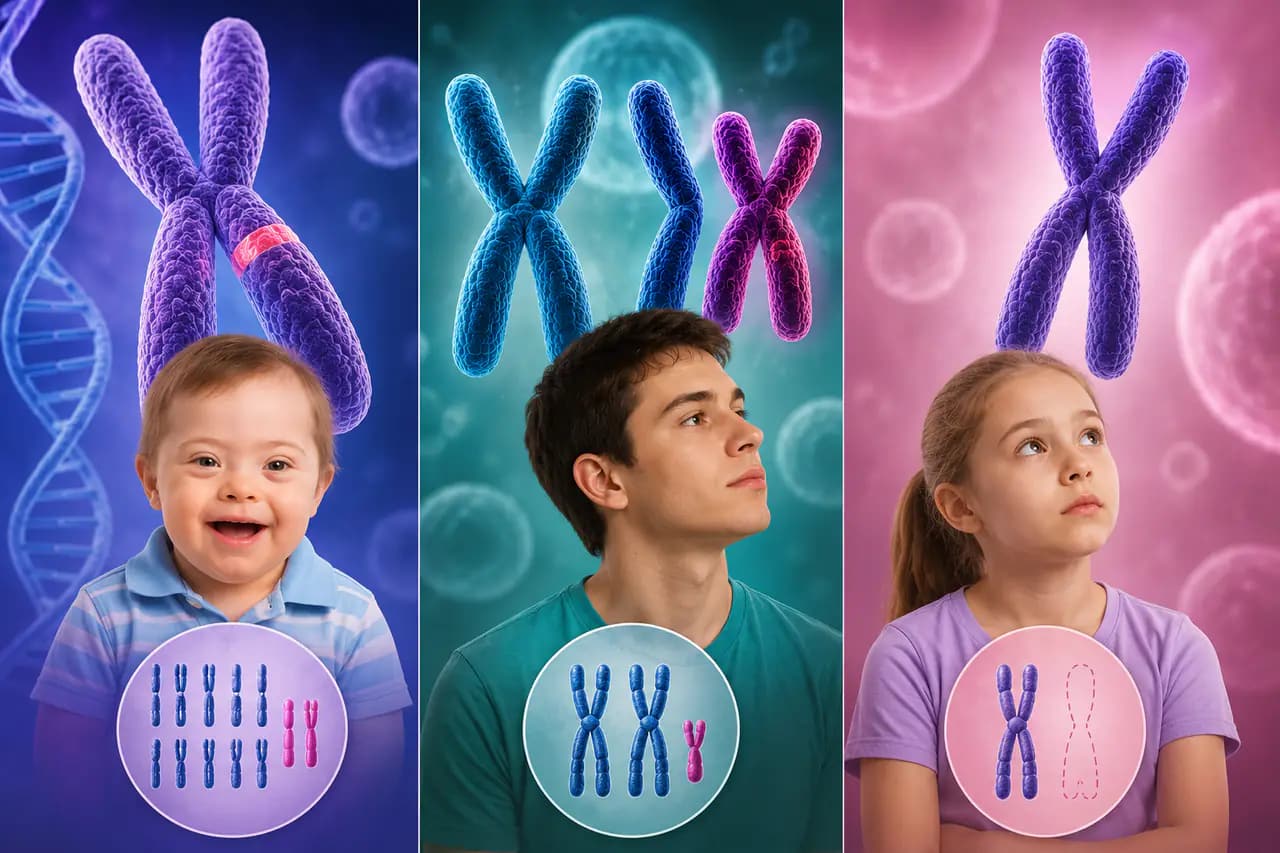 Down Syndrome Klinefelter Turner Syndrome MCQs Class 12