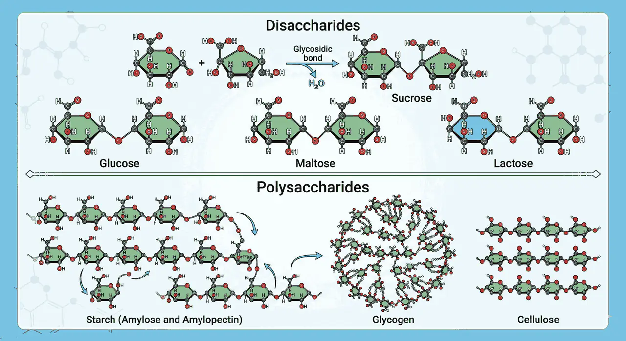 Disaccharides Polysaccharides MCQs Advanced Level