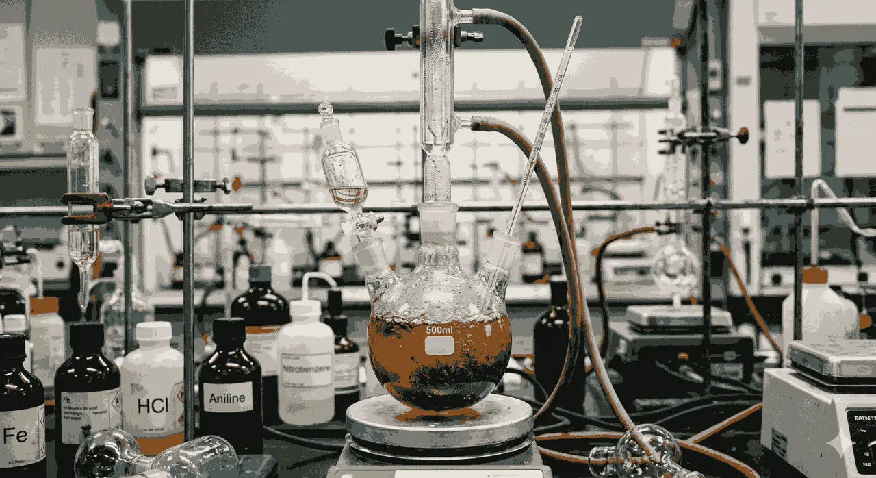 Nitrobenzene Reduction MCQs Class 12 with Answers