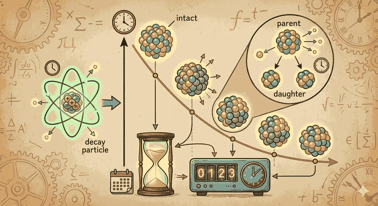 radioactive Decay Time problems MCQs class 122