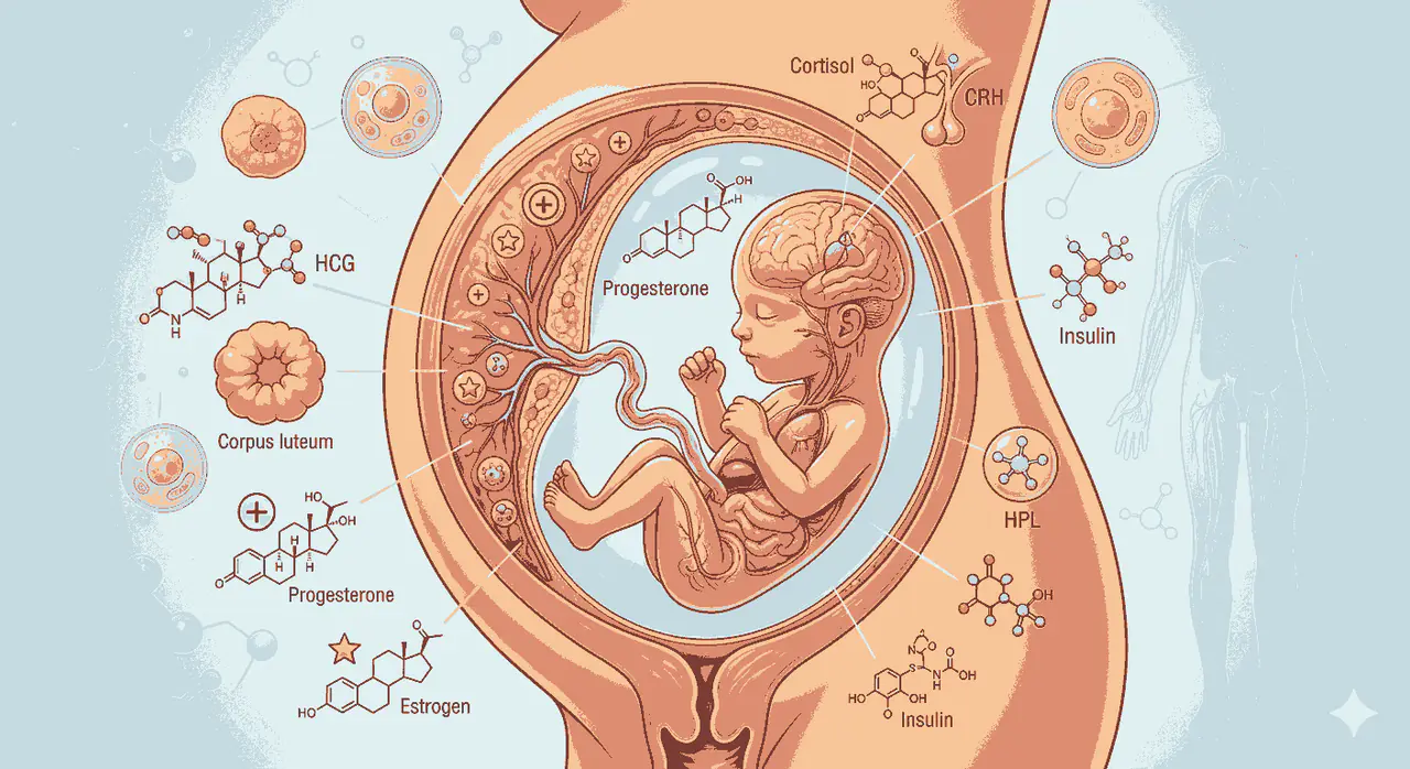 Foetal Development and Hormones MCQs Class 12 Biology