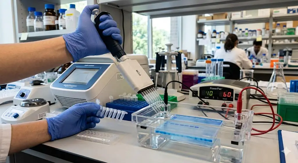 PCR and gel electrophoresis mcqs pdf