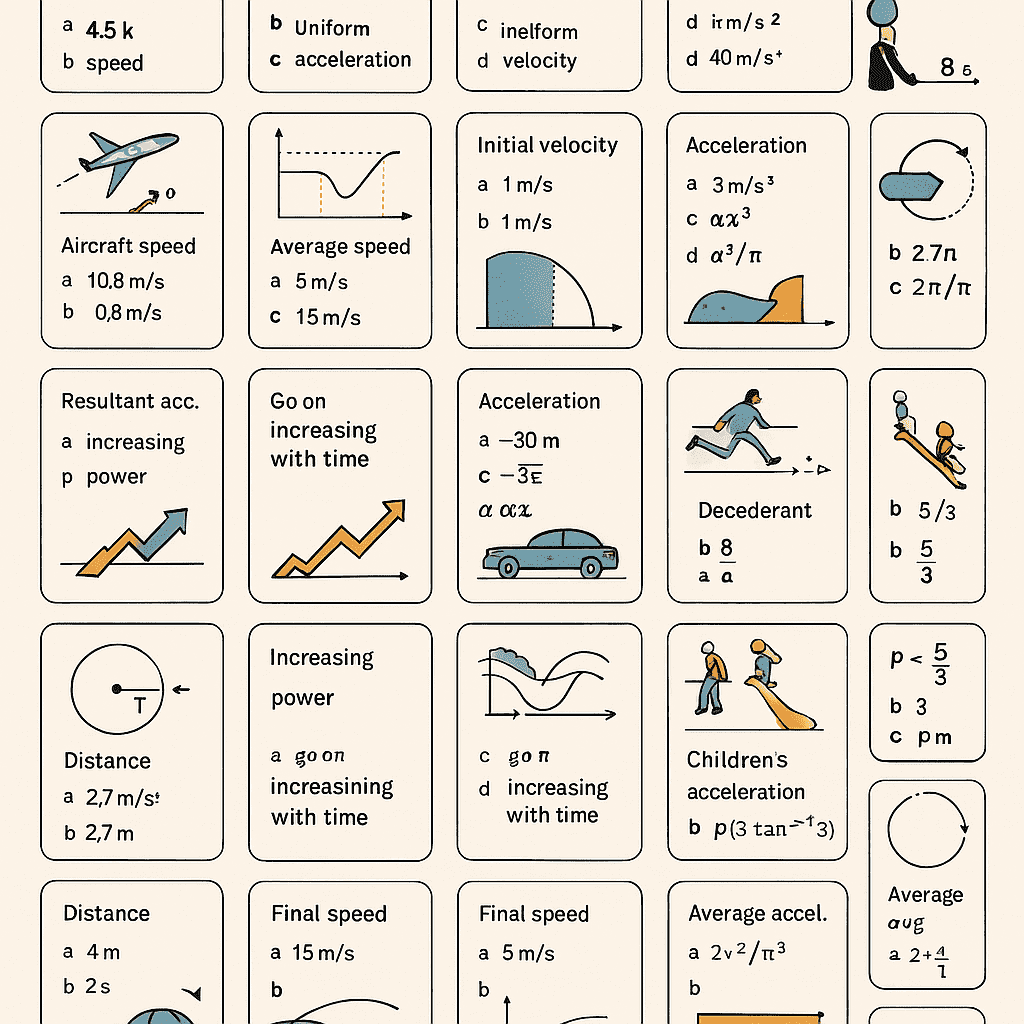 Mastering Motion in Physics: Advanced MCQs for NEET, JEE, and CUET Aspirants