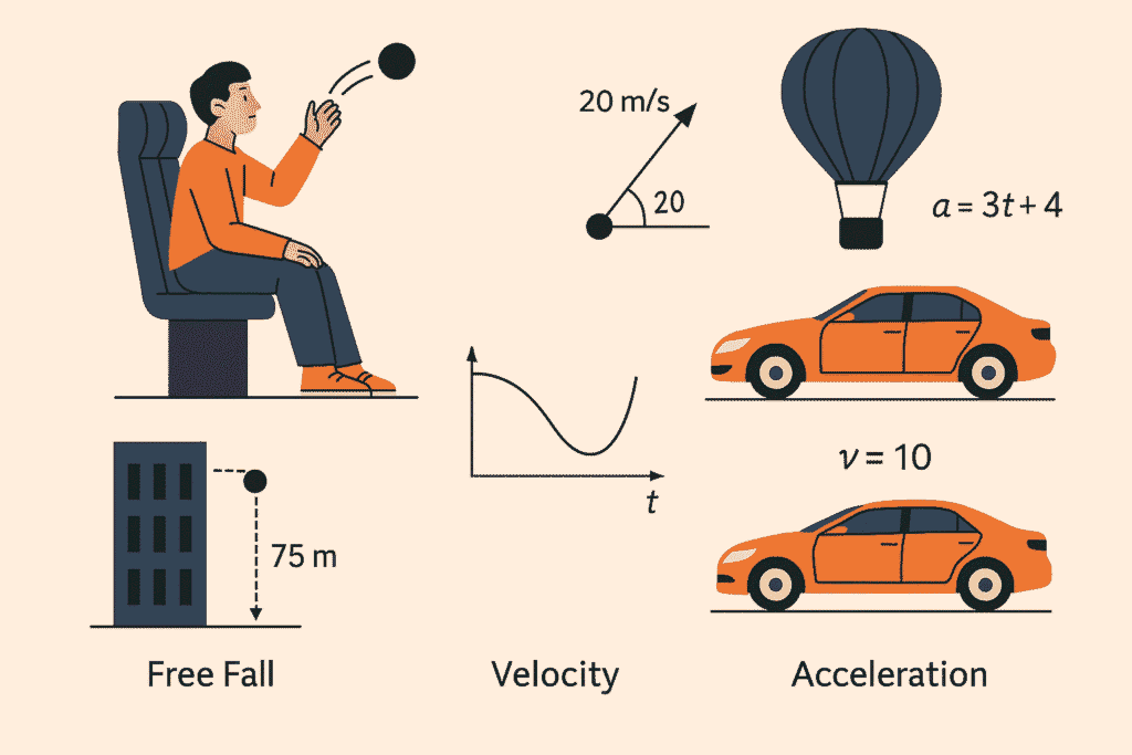 vertical motion numericals