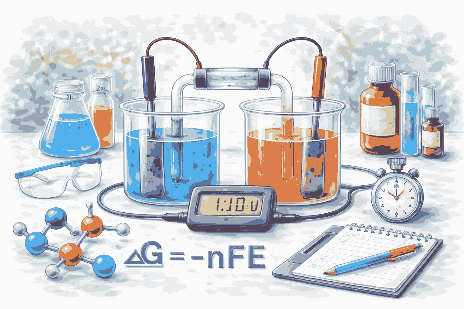 Master Gibbs Free Energy from EMF Numericals MCQs – Crack Electrochemistry with Confidence