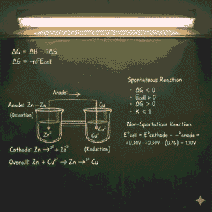 spontaneity of cell reaction mcqs
