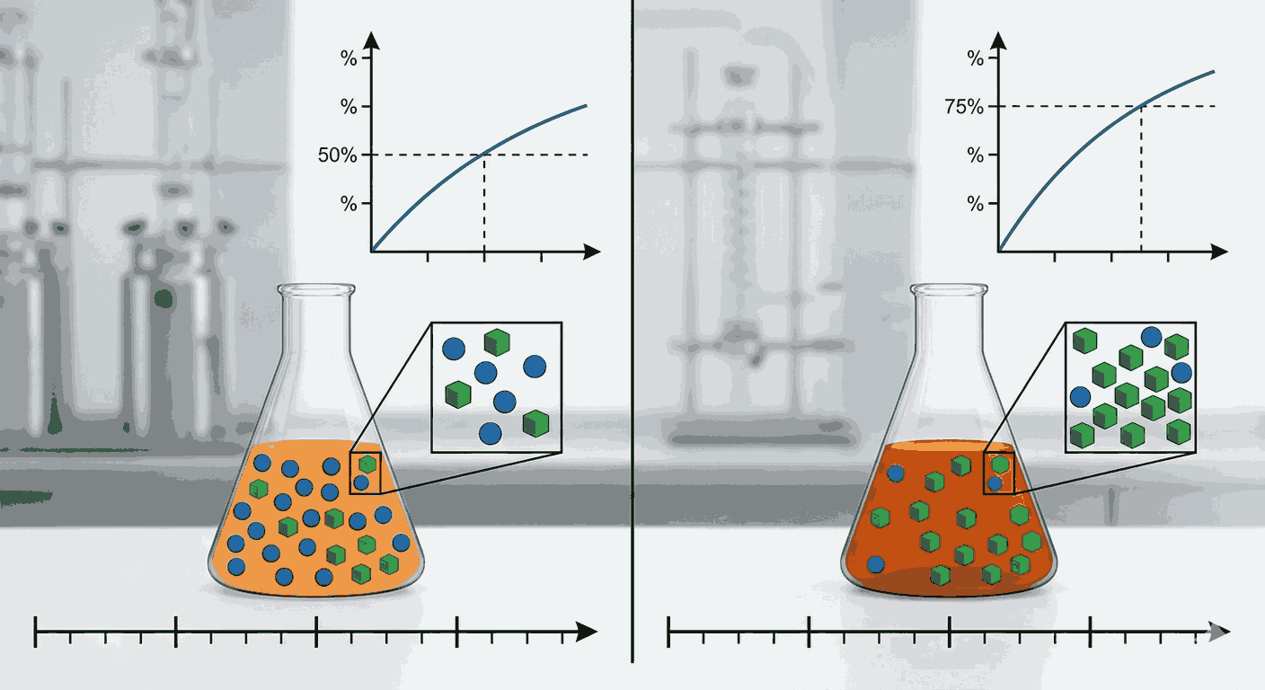 Powerful 50 percent and 75 percent Completion MCQs in Kinetics for NEET, JEE & CUET with Answers