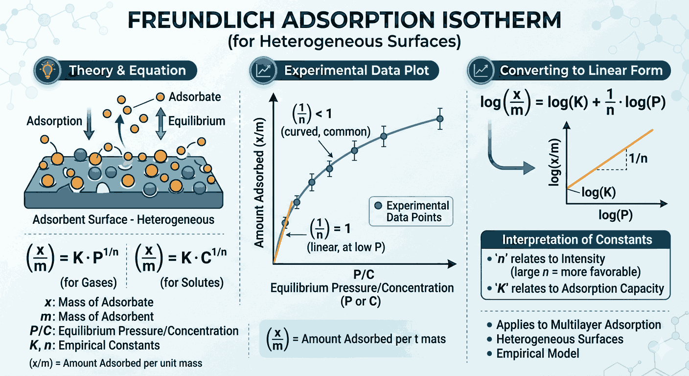 Powerful Freundlich Isotherm MCQs Class 12 with Answers for Smart Learning