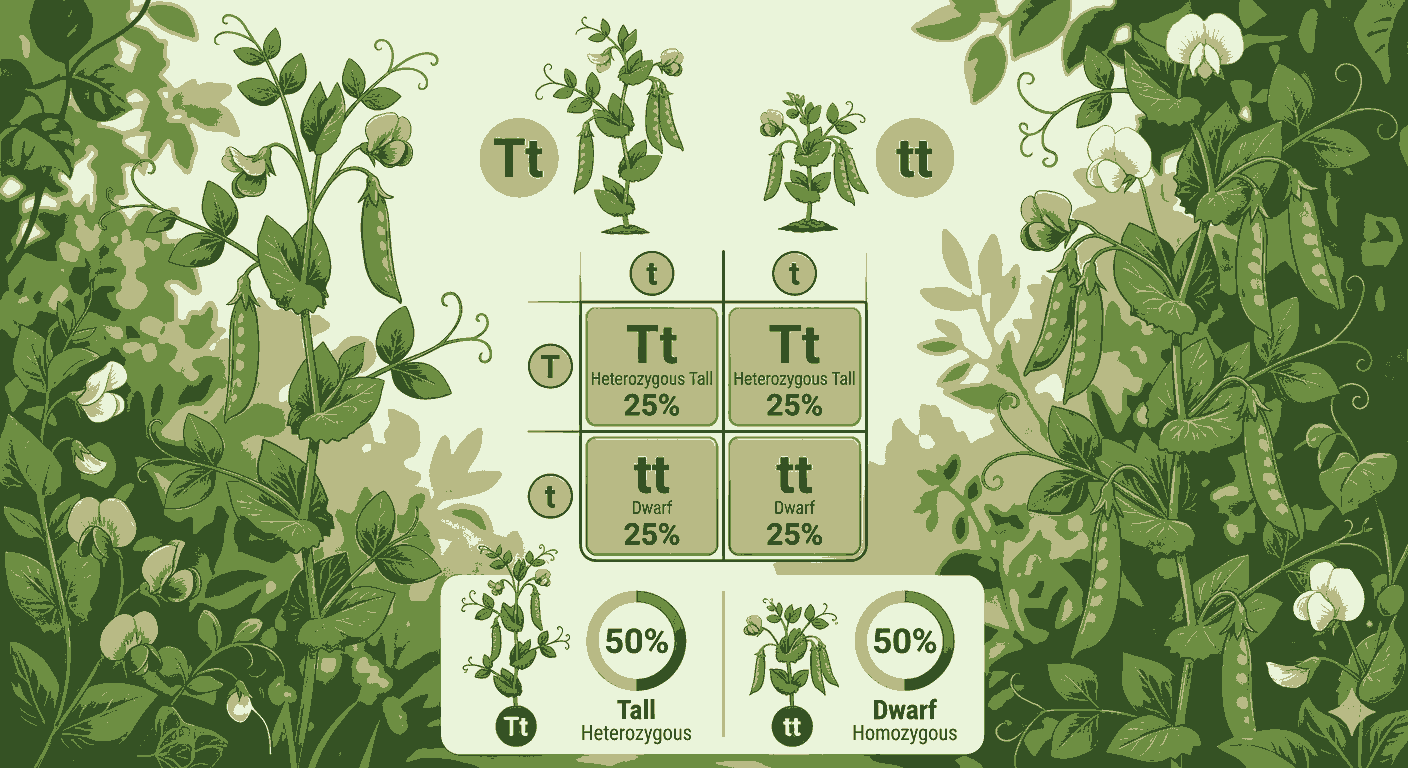 Master The Concept Fast: Heterozygous Tall Dwarf Cross Percentage MCQs Explained for Class 12 Biology