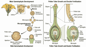 Male Gametophyte Development And Fertilization MCQs Class 12