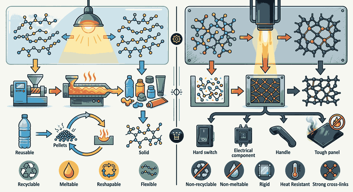 Top 30 Thermoplastics and Thermosetting MCQs with Answers to Crack Exams Easily