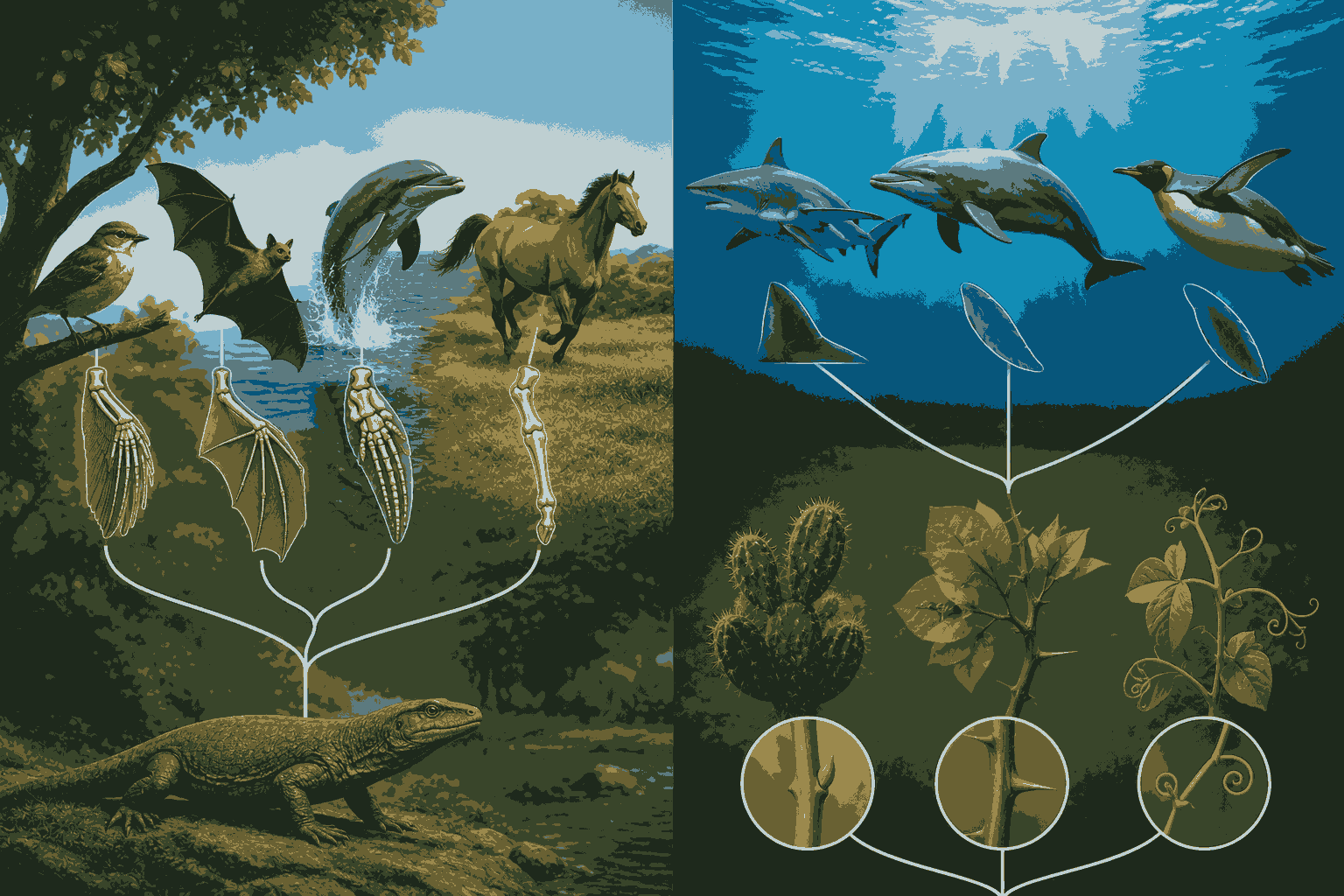 Powerful Convergent and Divergent Evolution MCQs Biology for High-Scoring NEET Preparation