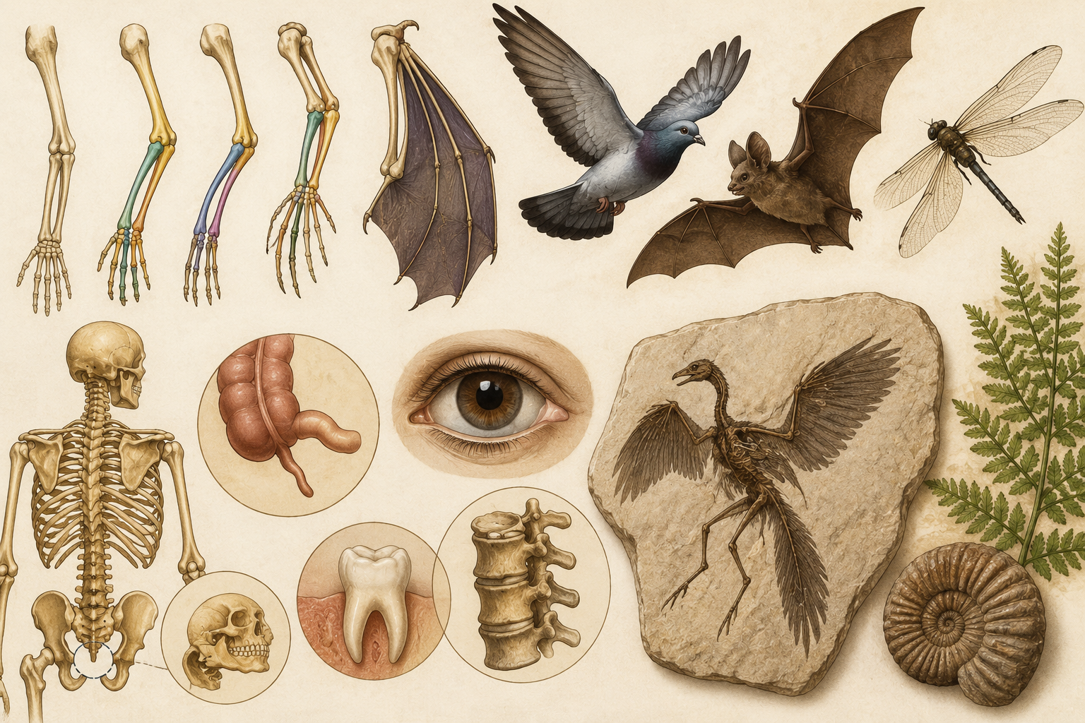 13 Powerful Homologous Analogous Vestigial Organs MCQs with Answers for Competitive Exams
